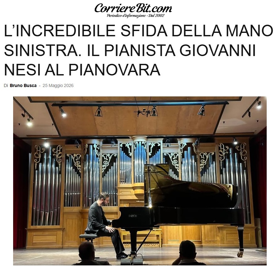 Recensione al recital di Giovanni Nesi
