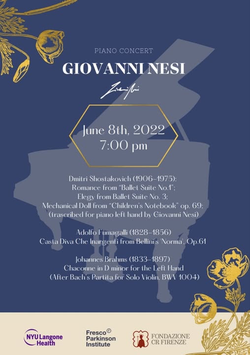 Giovanni Nesi piano recital in Firenze