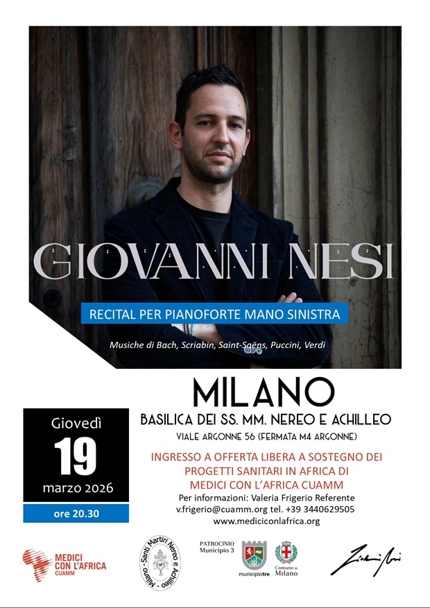 Giovanni Nesi piano recital in Milano