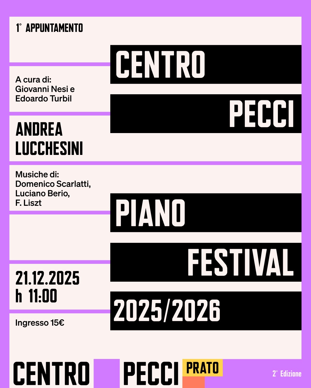 Centro Pecci Piano Festival 2025